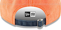 Broncos GW RUGGED CANVAS STRAPBACK Orange-Navy Hat by New Era - 4th View