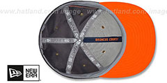 Broncos HOME ONFIELD STADIUM Charcoal-Orange Fitted Hat by New Era - 4th View