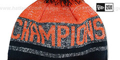 Broncos SUPER BOWL 50 CHAMPS Knit Beanie Hat by New Era - 4th View