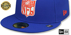 Broncos THROWBACK NFL SHIELD-BASIC Royal Fitted Hat by New Era - 4th View