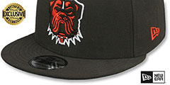 Browns DAWG TEAM-BASIC SNAPBACK Brown Hat by New Era - 4th View