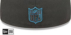 Buccaneers COLOR PACK MULTI Charcoal Fitted Hat by New Era - 4th View