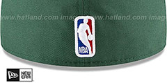 Bucks 2020 NBA TIP OFF Green Fitted Hat by New Era - 4th View