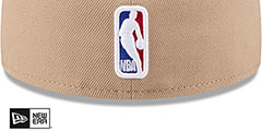 Bucks 2024 NBA DRAFT Camel-Green Fitted Hat by New Era - 4th View