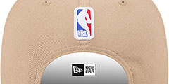 Bucks 2024 NBA DRAFT SNAPBACK Camel-Green Hat by New Era - 4th View