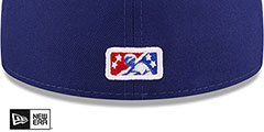 Bisons MILB ONFIELD GAME Royal-Red Fitted Hat by New Era - 4th View