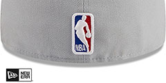 Bulls 2023 NBA TIP OFF Grey-Red Fitted Hat by New Era - 4th View