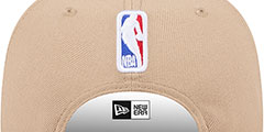 Bulls 2024 NBA DRAFT SNAPBACK Camel-Red Hat by New Era - 4th View