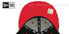 Bulls GEOMET TRICK Black Fitted Hat by New Era - 4th View