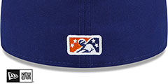 Bulls MILB ONFIELD HOME Royal Fitted Hat by New Era - 4th View