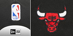 Bulls STATEMENT SNAPBACK Black Hat by New Era - 4th View