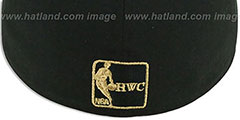 Bulls STUD-POP Black Fitted Hat by New Era - 4th View