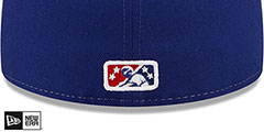 Cannon Ballers MILB MARVEL DEFENDERS Red-White-Royal Fitted Hat by New Era - 4th View