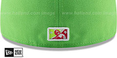 Captains COPA Lime-Red Fitted Hat by New Era - 4th View