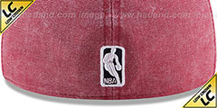 Cavaliers LOW-CROWN FADED Burgundy Fitted Hat by New Era - 4th View