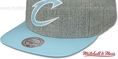 Cavaliers PATENT POWDER SNAPBACK Hat Mitchell and Ness - 4th View