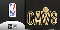 Cavaliers STATEMENT SNAPBACK Black Hat by New Era - 4th View