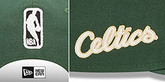 Celtics 22-23 ALTERNATE CITY-EDITION SNAPBACK Hat by New Era - 4th View