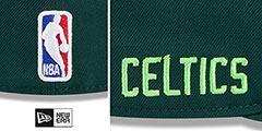 Celtics 24-25 ALTERNATE CITY-EDITION Fitted Hat by New Era - 4th View