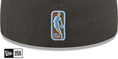 Celtics COLOR PACK MULTI Charcoal Fitted Hat by New Era - 4th View