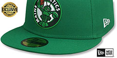 Celtics NBA G-LEAGUE Kelly Fitted Hat by New Era - 4th View