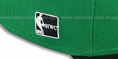 Celtics PROFILIN Green-Black Fitted Hat by New Era - 4th View