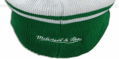 Celtics RERUN KNIT BEANIE by Mitchell and Ness - 4th View