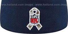 Chargers 2014 SALUTE-TO-SERVICE Navy-Desert Fitted Hat by New Era - 4th View