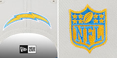 Chargers 2023 NFL DRAFT SNAPBACK Stone-Blue Hat by New Era - 4th View