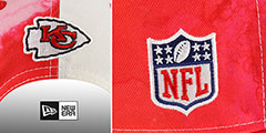 Chiefs 2022 NFL SIDELINE TIE-DYE SNAPBACK Hat by New Era - 4th View