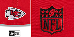 Chiefs 2023 NFL DRAFT Red Fitted Hat by New Era - 4th View