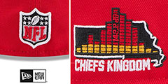 Chiefs 2024  NFL DRAFT Red Fitted Hat by New Era - 4th View