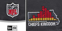 Chiefs 2024 ONSTAGE NFL DRAFT Grey Fitted Hat by New Era - 4th View