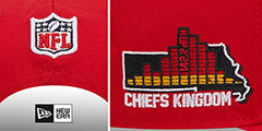 Chiefs 2024 NFL DRAFT SNAPBACK Red Hat by New Era - 4th View