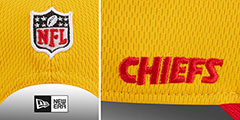 Chiefs DASHMARK SIDELINE SNAPBACK Gold-Red Hat by New Era - 4th View