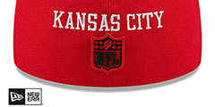 Chiefs MULTI-AROUND Red Fitted Hat by New Era - 4th View