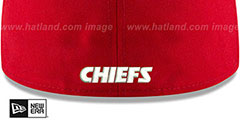 Chiefs NFL TEAM-BASIC Red Fitted Hat by New Era - 4th View