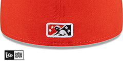 Chiefs THEME NIGHT White-Orange-Black Fitted Hat by New Era - 4th View