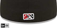 Chihuahuas MILB MARVEL DEFENDERS Black-Red Fitted Hat by New Era - 4th View