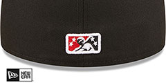 Chihuahuas MILB ONFIELD HOME Black Fitted Hat by New Era - 4th View