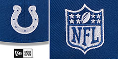 Colts 2023 NFL DRAFT Royal Fitted Hat by New Era - 4th View