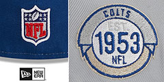 Colts HISTORIC SIDELINE PINWHEEL Fitted Hat by New Era - 4th View