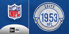 Colts HISTORIC SIDELINE SNAPBACK Royal Hat by New Era - 4th View