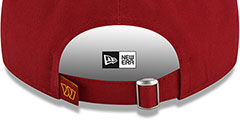 Commanders CORE-CLASSIC STRAPBACK Burgundy Hat by New Era - 4th View