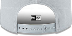 Commanders TEAM-WORDMARK SNAPBACK Grey Hat by New Era - 4th View