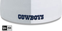 Cowboys 2023 SIDELINE DWPW Grey-White-Navy Fitted Hat by New Era - 4th View