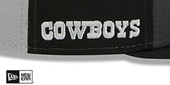 Cowboys 2023 SIDELINE DWPW SNAPBACK Charcoal-Grey-Black Hat by New Era - 4th View