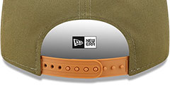 Cowboys 2T COLOR PACK SNAPBACK Olive-Tan Hat by New Era - 4th View