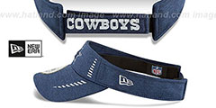 Cowboys HEATHERED SPEED-VISOR Navy by New Era - 4th View