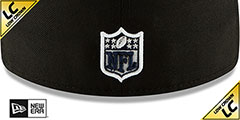 Cowboys LOW-CROWN ALT NFL VIRTUAL DRAFT Black Fitted Hat by New Era - 4th View